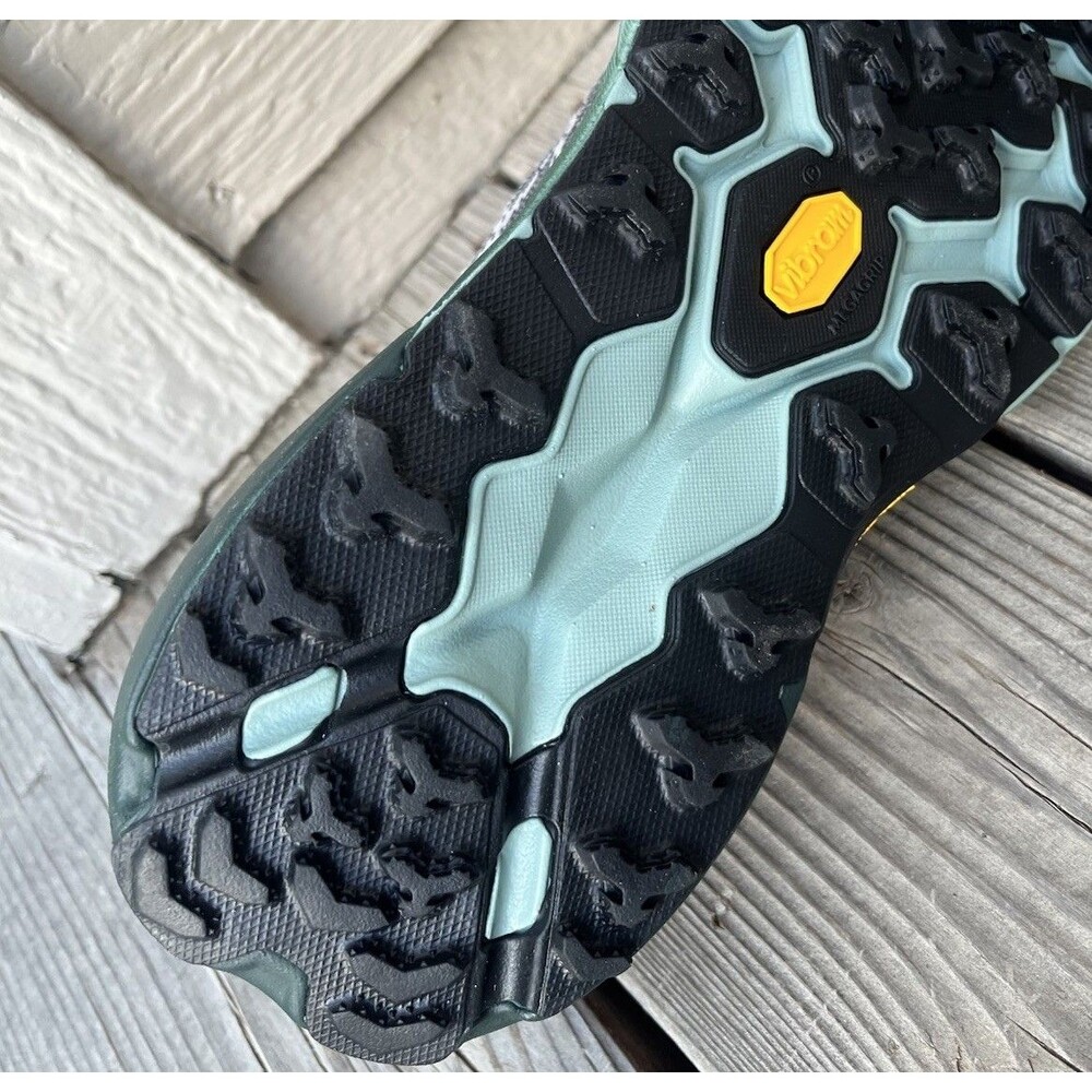 New! Hoka One One Speedgoat 5 Women’s 10B Trail Running Shoes Harbor Mist/Spruce - Picture 11 of 13